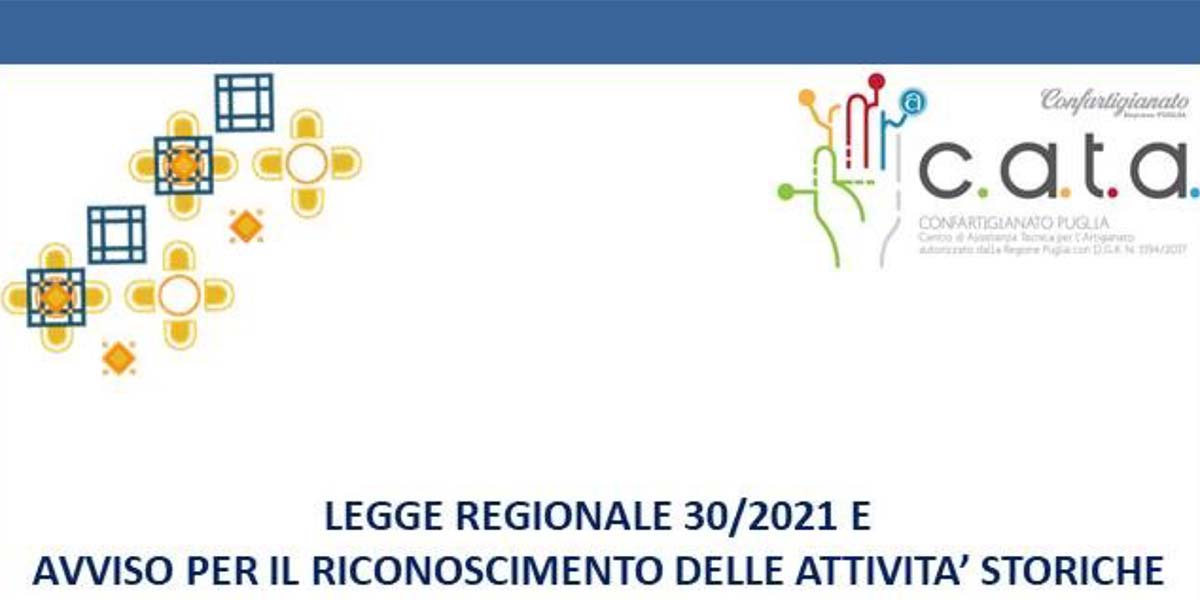 Presentazione della legge regionale sulle attività storiche e di tradizione