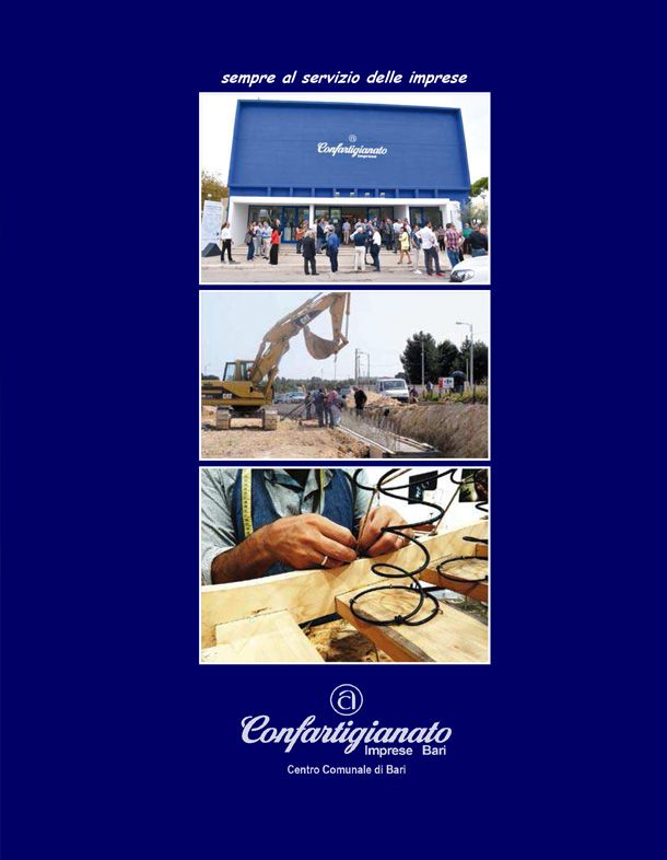 Brochure del Centro Comunale di Bari della Confartiginato