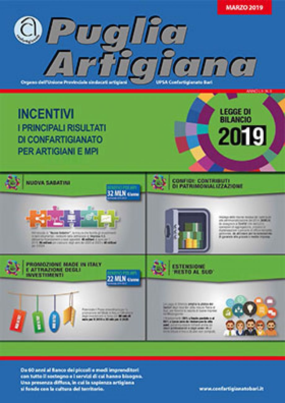 Puglia Artigiana - Marzo 2019